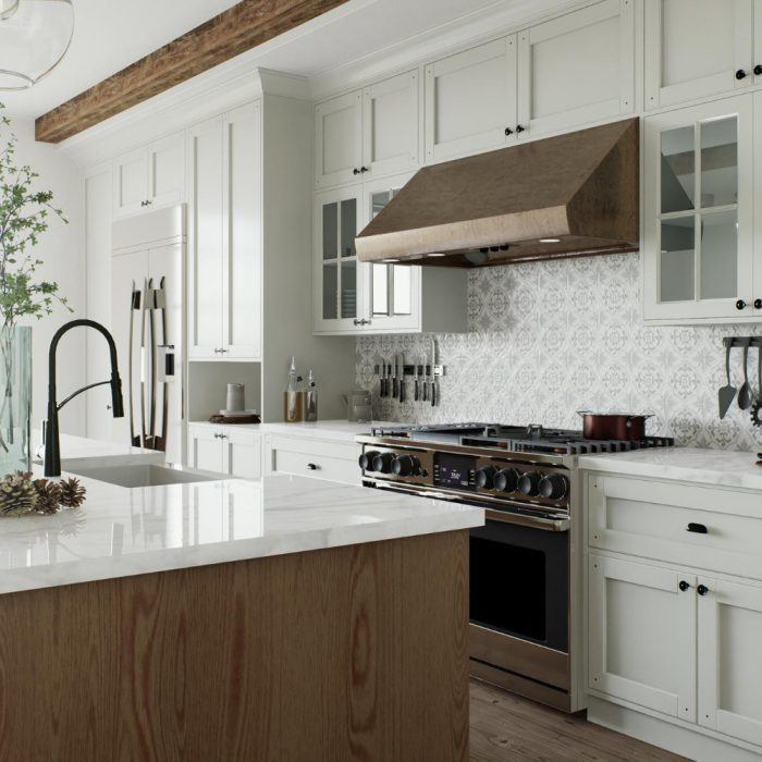 finished kitchen renovation showing quality craftsmanship and modern design elements